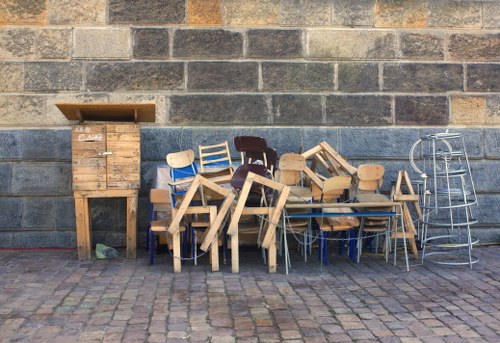 Professional home clearance team at work in Hackney