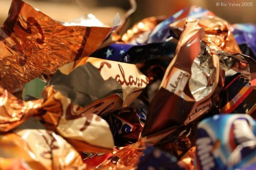 Person using a screen reader to access commercial waste removal information